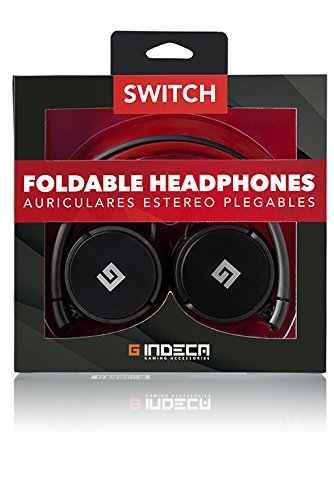 Indeca Gaming- Auriculares Casco Plegables Para Consola NINTENDO SWITCH - con conexión minijack Indeca Gaming- Auriculares Casco Plegables Para Consola NINTENDO SWITCH - con conexión minijack